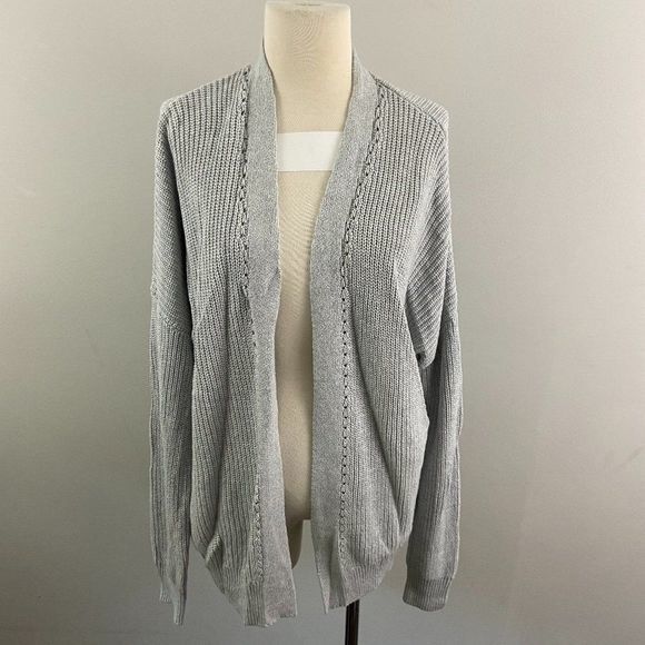 NWT ABOUND Light Grey Cardigan (L)‎ - Picture 2 of 8